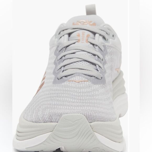 HOKA Women’s Gaviota 5 Running Shoes Sz 5B in the color harbor mist/ rose gold - Picture 4 of 6